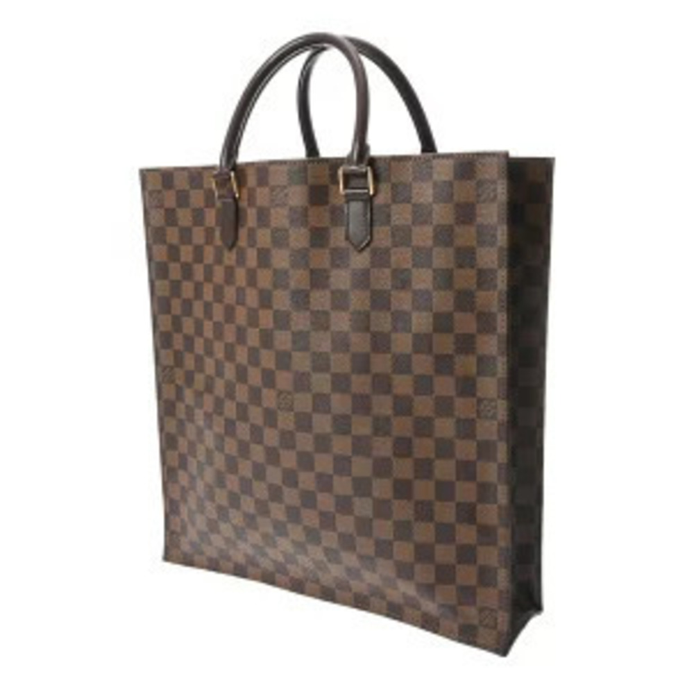 Louis Vuitton Tote Damier Canvas Brown Sac Plat Bag